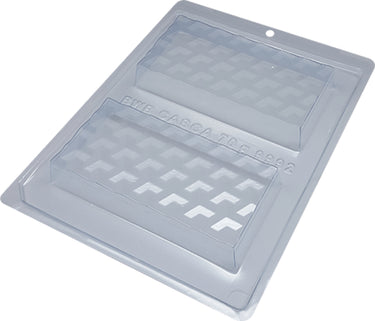 Forma De Chocolate - Forma De Chocolate Especial 3 Partes - Tablete Ilusão 3D 250g Ref.9992 BWB